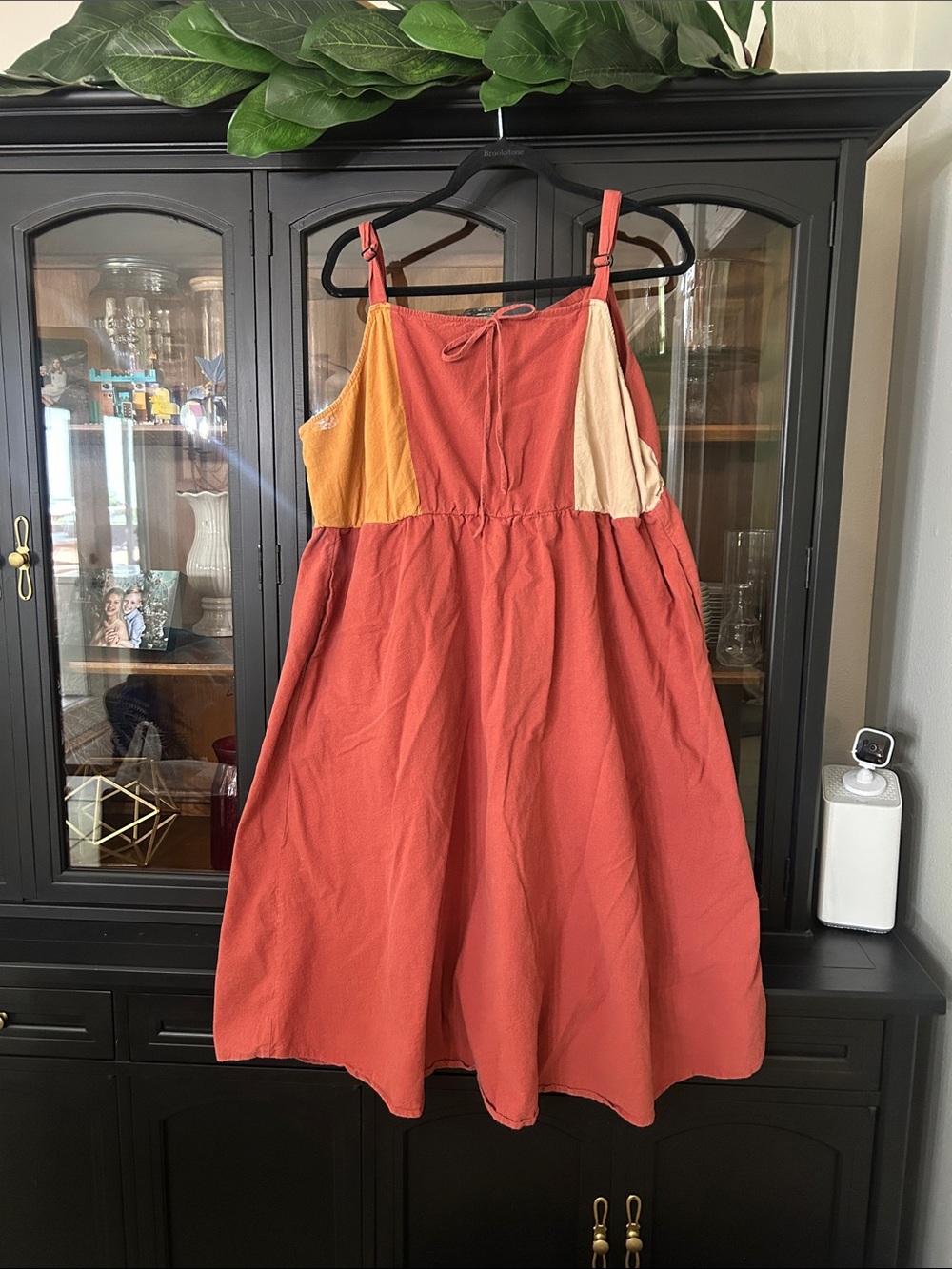 BloomChic Burnt Orange Sleeveless dress